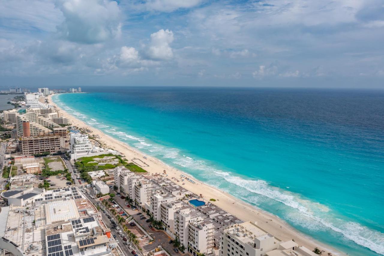 Amazing Caribbean Ocean View At Villas Marlin In Cancún Extérieur photo
