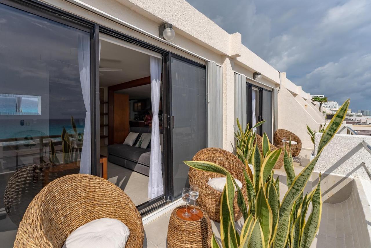 Amazing Caribbean Ocean View At Villas Marlin In Cancún Extérieur photo