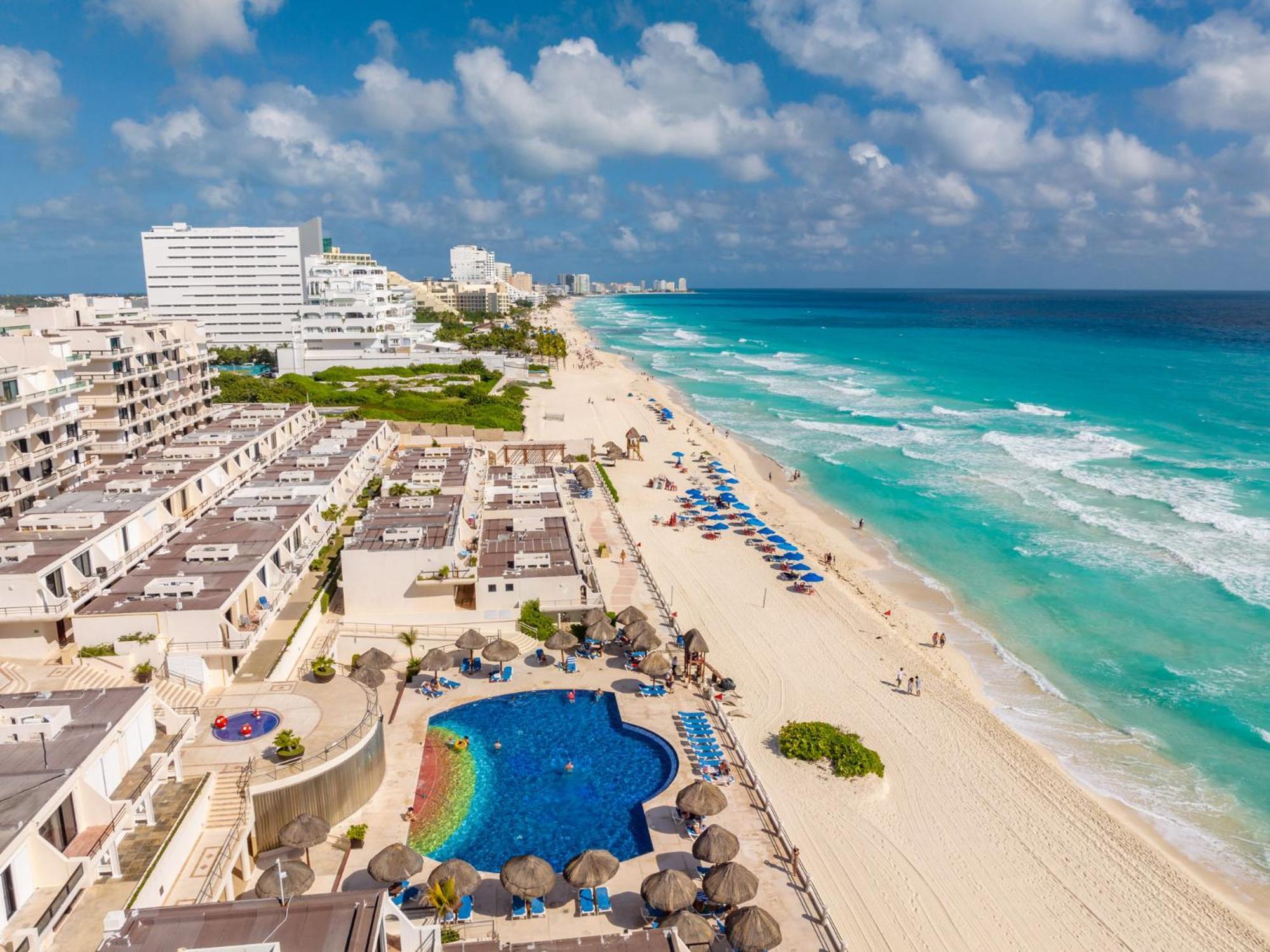 Amazing Caribbean Ocean View At Villas Marlin In Cancún Extérieur photo