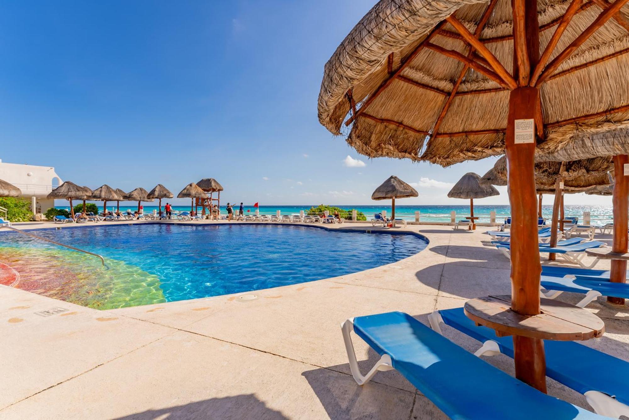 Amazing Caribbean Ocean View At Villas Marlin In Cancún Extérieur photo