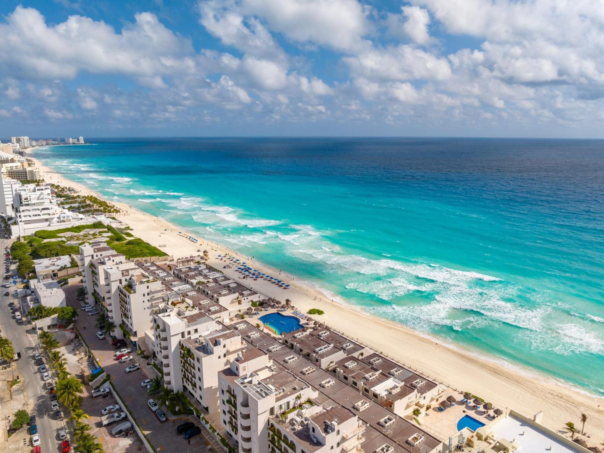 Amazing Caribbean Ocean View At Villas Marlin In Cancún Extérieur photo