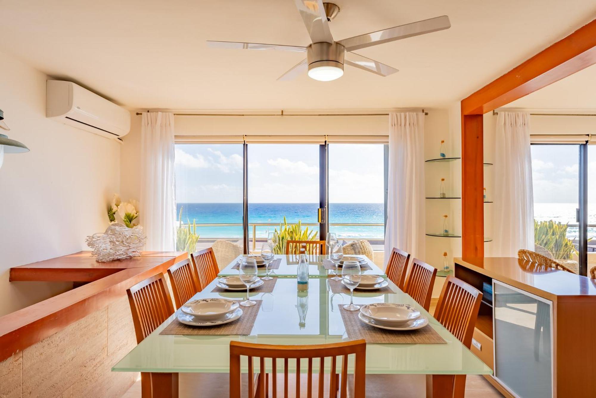 Amazing Caribbean Ocean View At Villas Marlin In Cancún Extérieur photo