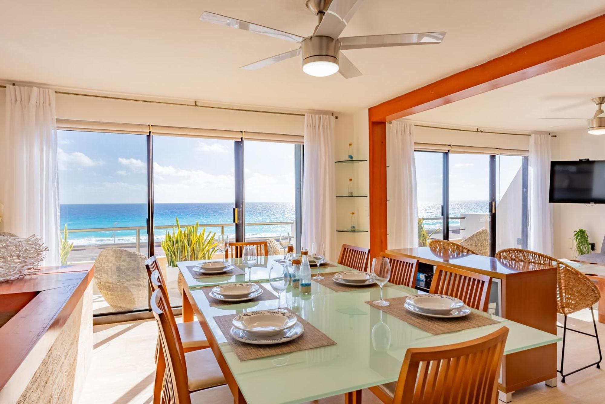 Amazing Caribbean Ocean View At Villas Marlin In Cancún Extérieur photo